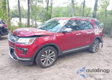 2018 Ford Explorer Platinum из США, поврежденный, VIN 1FM5K8HT5JGA45100